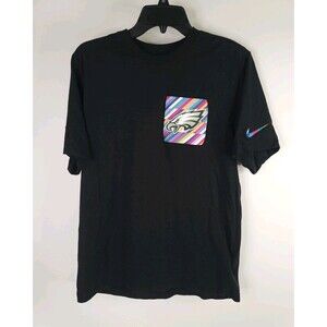 Nike NFL Philadelphia Eagles T Shirt Mens Large Crucial Catch Intercept Cancer